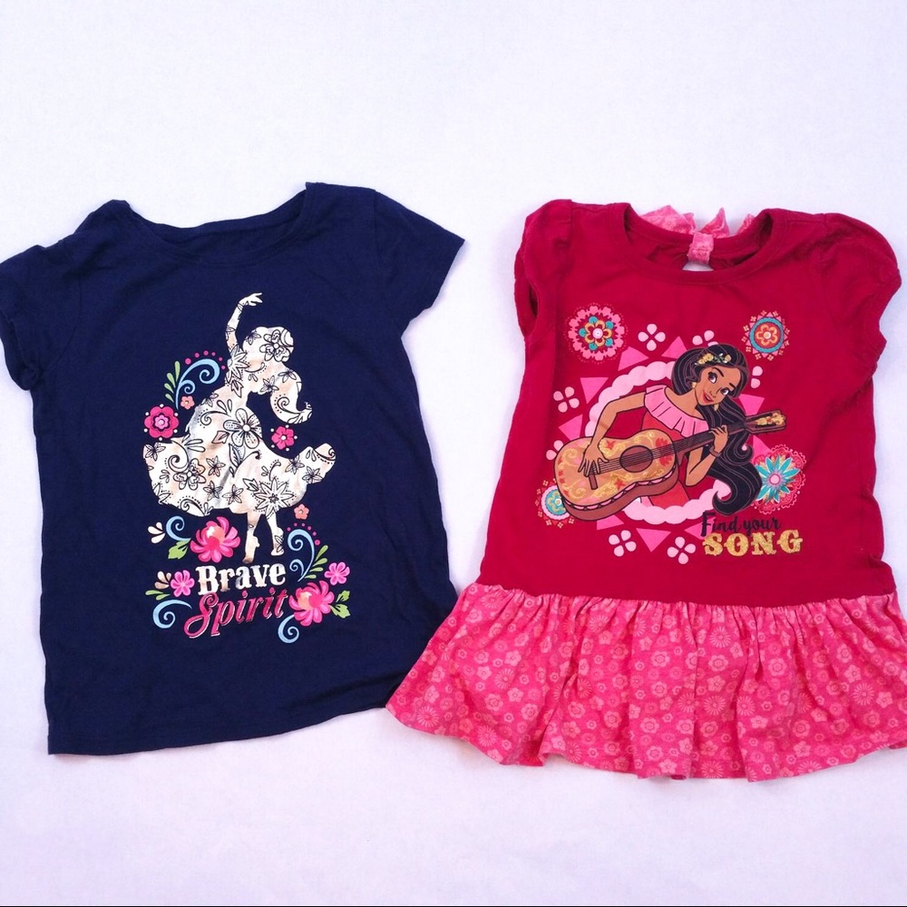 Girls Elena of Avalor t-shirts size 4T
